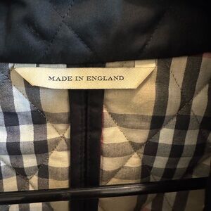 Burberry black quilted women’s jacket